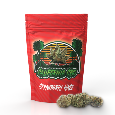 California STRAWBERRY HAZE CBD kanapių žiedai 40%
