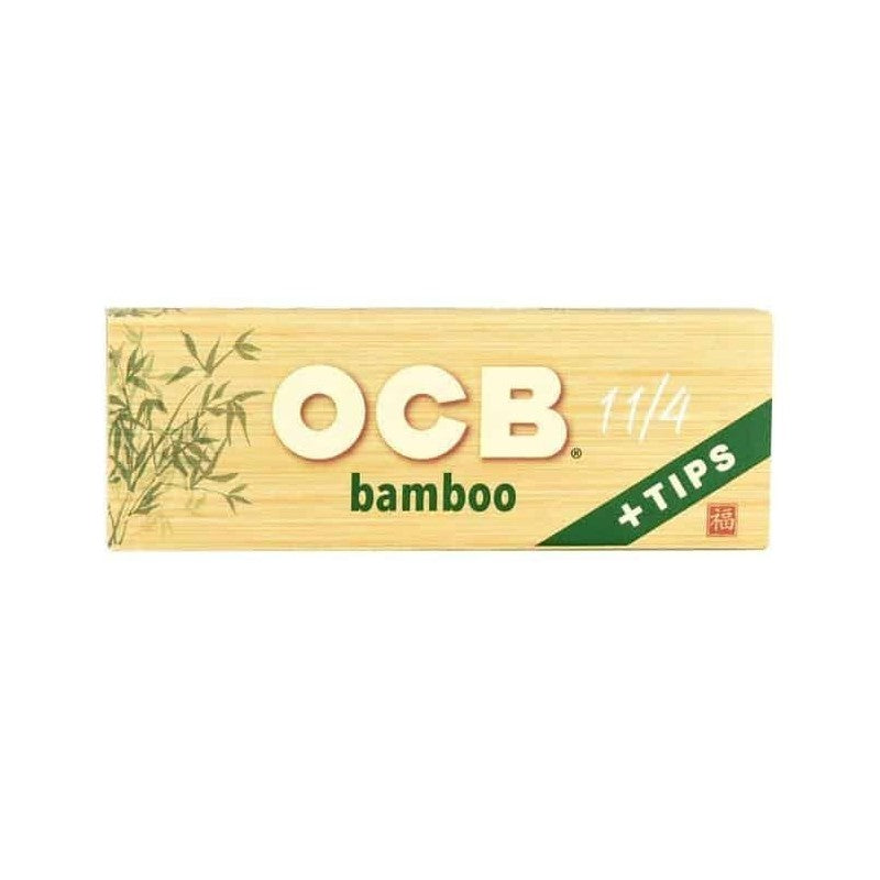 GIZEH sukimo popierėliai Vyn.popierius OCB Bamboo Slim 32 lap.+ filtrai