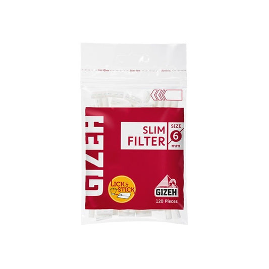 Kokybiški cigarečių filtrai Filtrai Gizeh SLIM Filter, 150 vnt.
