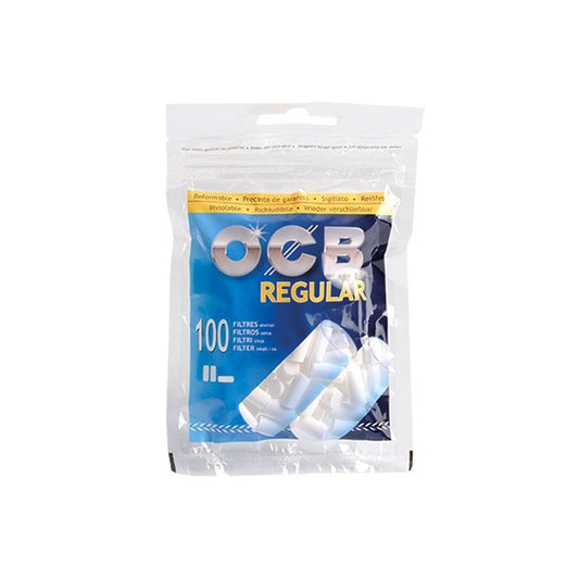 Kokybiški cigarečių filtrai Filtrai OCB Regular, 100 vnt.