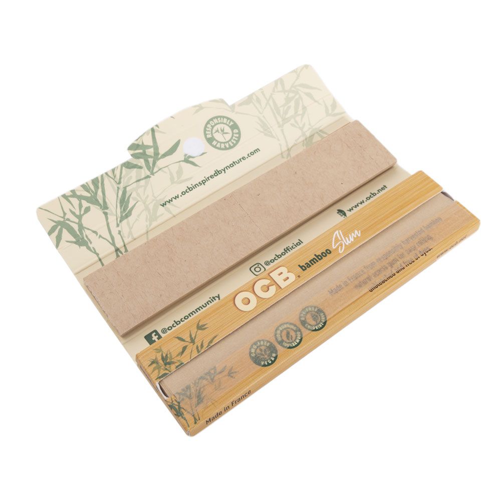 "OCB Bamboo Slim" Vyniojimo Popierius + Filtrai – 32 Lapeliai