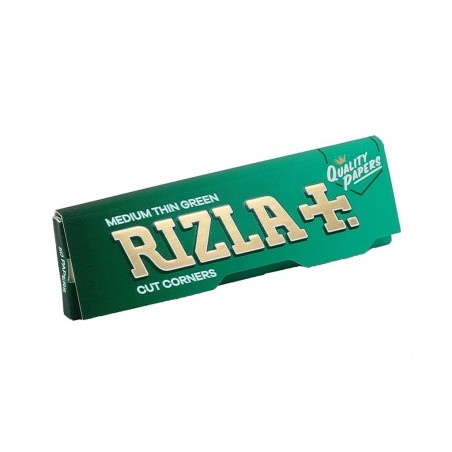 "RIZLA Green" Vyniojimo Popierius – Vidutinio Storumo, 50 Lapelių